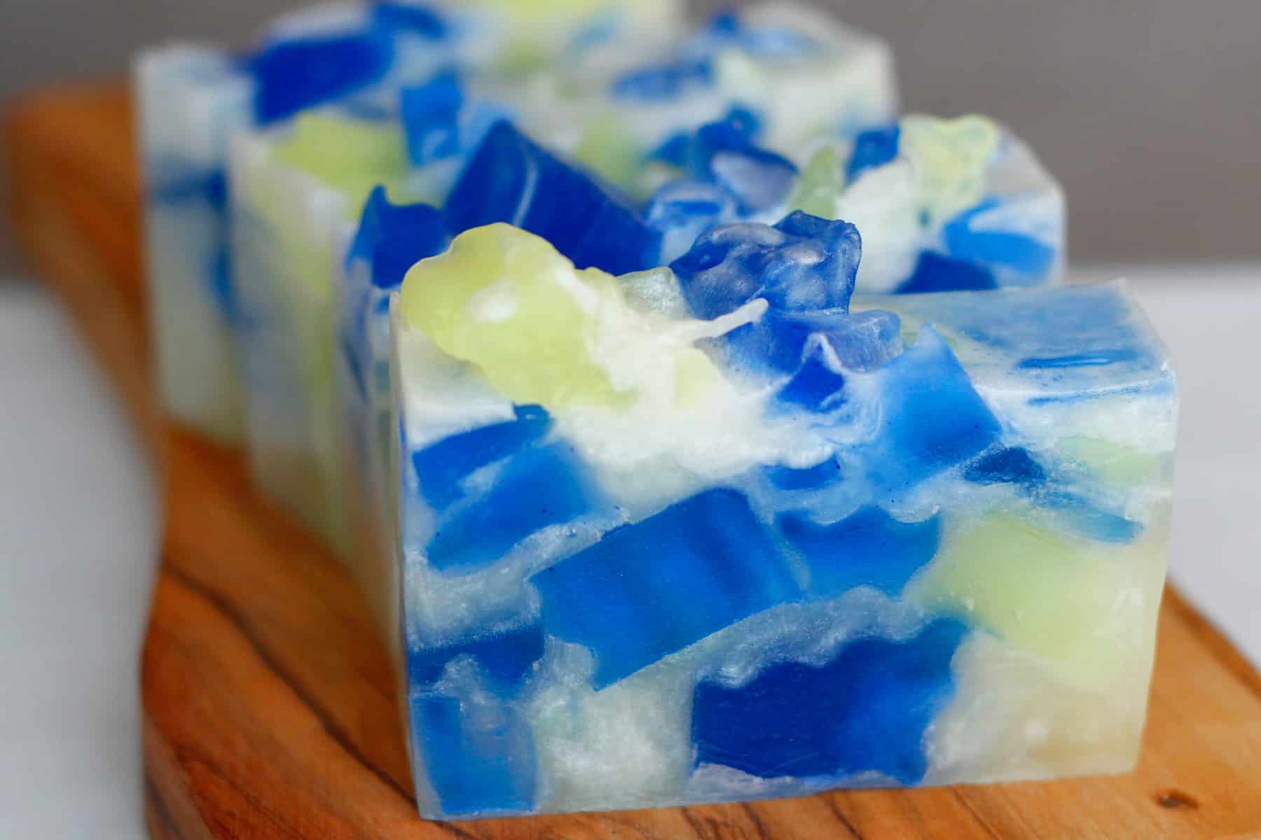 melt and pour soap embeds.