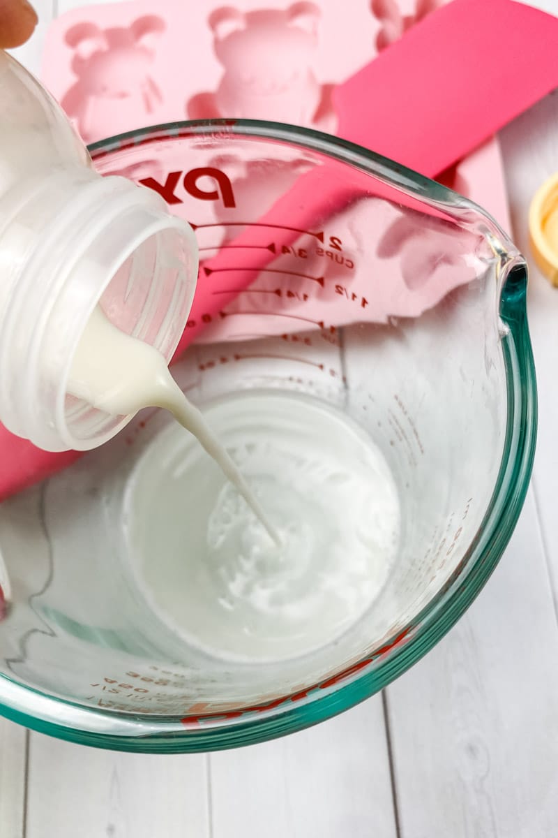add breast milk to soap